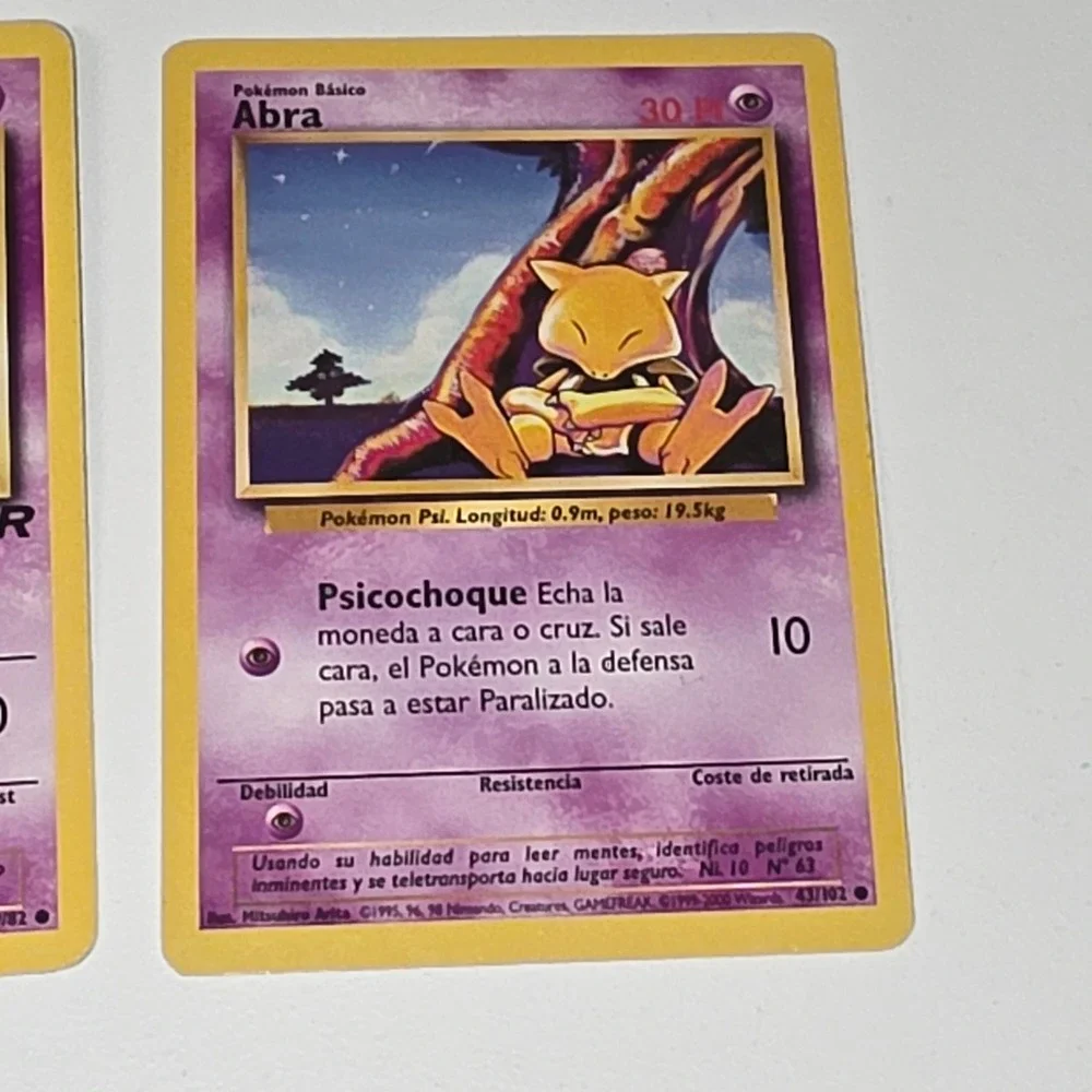 Pokemon Abra Kadabra Card Lot 6pc Dark Kadabra Sabrinas Abra E-Reader Vintage